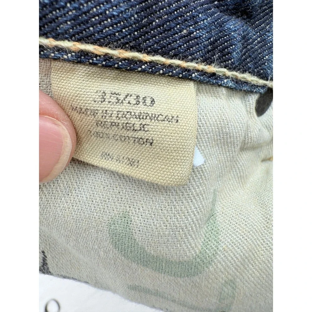 Polo Ralph Lauren Jeans Mens 36x29 Blue Excellent Straight Leg Denim